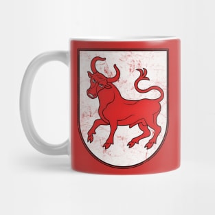 Suvalkija, Lithuania - Vintage Distressed Style Design Mug